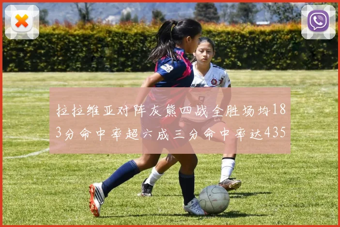 拉拉维亚对阵灰熊四战全胜场均183分命中率超六成三分命中率达435