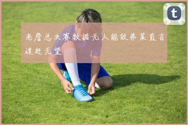 老詹总决赛数据无人能敌弗莱直言追赶无望